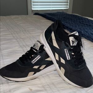 Reebok Black and White Classic Sneakers